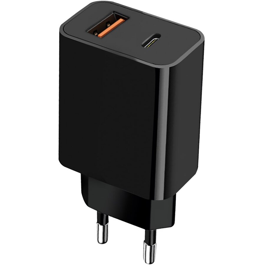 Incarcator Retea MY6635K USB  USB-C 20W QC3.0 PD   Negru