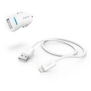 Incarcator Auto Lightning Charging Cable 12 W 1.0 m Alb