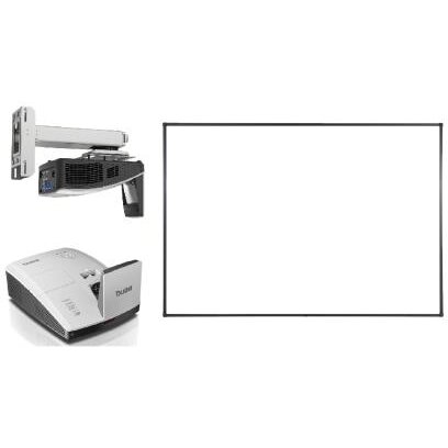 Pachet Interactiv Premium UST 102 Videoproiector Benq MW855UST+ cu Tabla Interactiva IB-102Q4 102Inch Pentray cu 4 Culori Adaptor Wireless p...