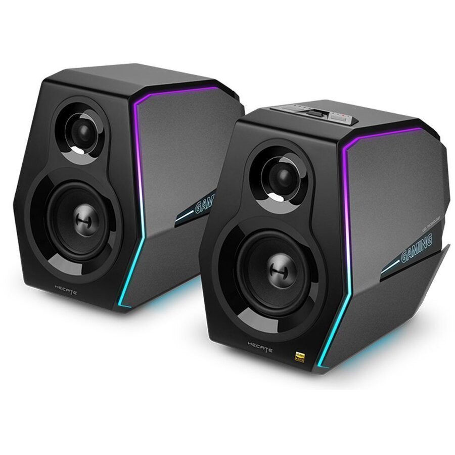 Boxe Gaming 2.0 RMS 88W Control Volum BT/USB/AUX/Optical/Coaxial Negru