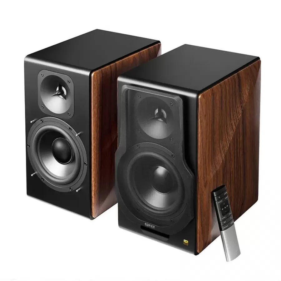 Boxe Edifier S3000MKII 2.0 RMS 256W Bluetooth Telecomanda Wireless Volum Bass Optical Coaxial USB Maro/Negru