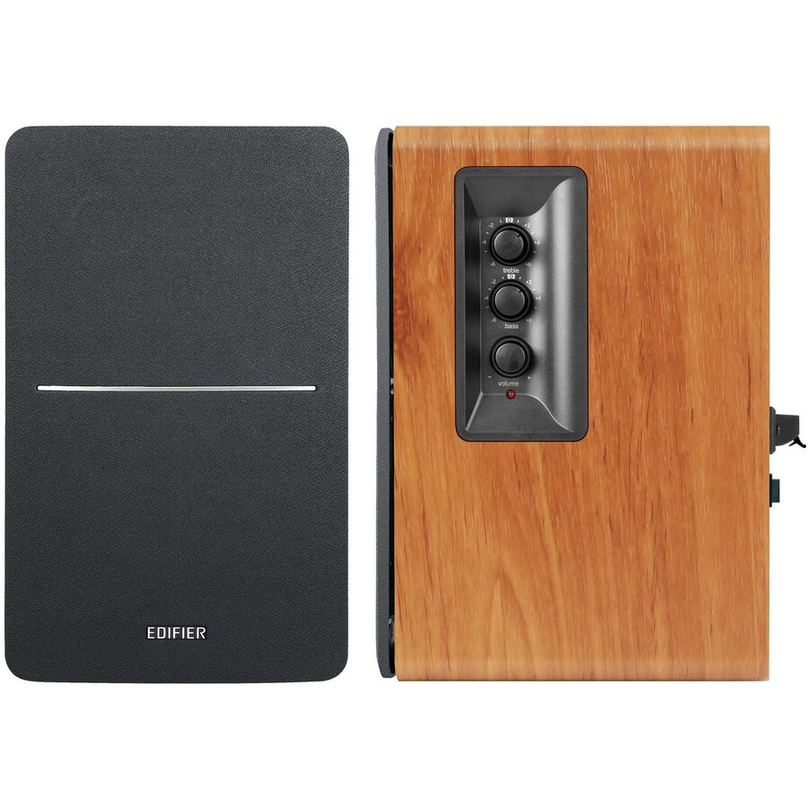 Boxe Edifier 2.0 RMS 42W (2 x 21W) Telecomanda Wireless Volum Bass Maro — imaginea 6