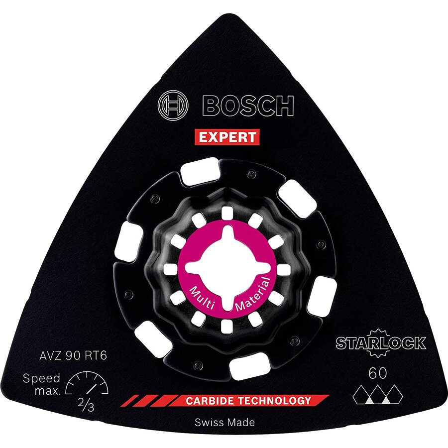 Bosch sanding plate MultiMaterial AVZ90RT6 1St - 2608900049 EXPERT RANGE
