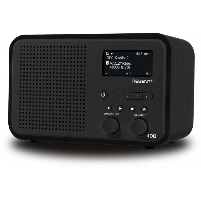 Radio Regent i100 DAB   Bluetooth Wi-Fi 5W Negru