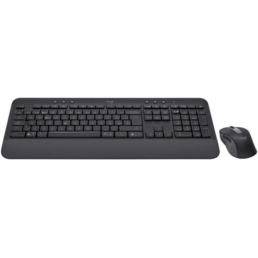 Kit Tastatura si Mouse Signature MK650 Combo For Business Layout CZ-SK Grafit