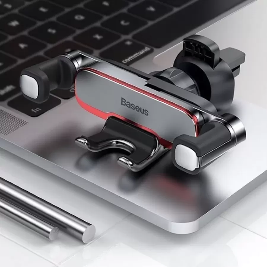 Suport Auto Baseus Mr Hui Gravity Rotire 360grade Argintiu — imaginea 2