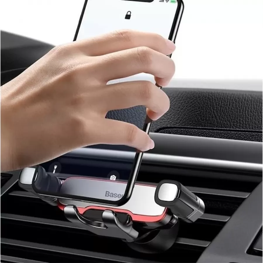 Suport Auto Baseus Mr Hui Gravity Rotire 360grade Argintiu — imaginea 4