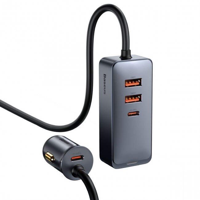 Incarcator Share Together   2xUSB2.0  2 x USB-C  120W  Gri