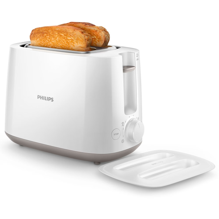 Prajitor Paine HD2582/00  8 Trepte  900W 2 Felii  Alb