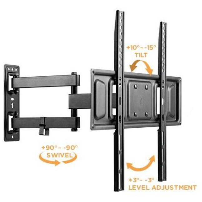 Suport TV SBox PLB-3644-2 32-55inch 35kg Vesa 400x400 Negru — imaginea 2