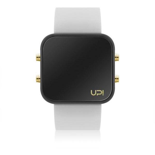 Smartwatch LED FH0000137766 Bratara din Silicon 3ATM Alb