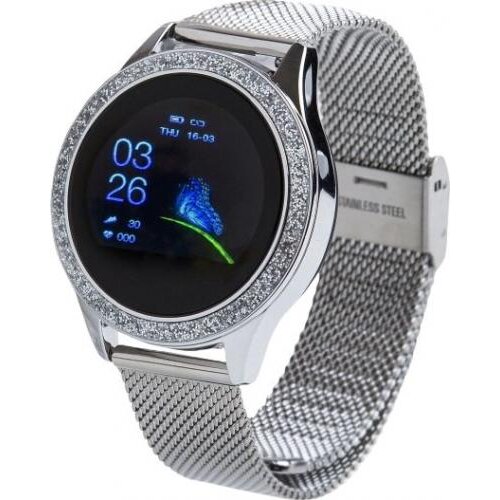 Smartwatch ORO-SMART Crystal 1.04Inch Argintiu