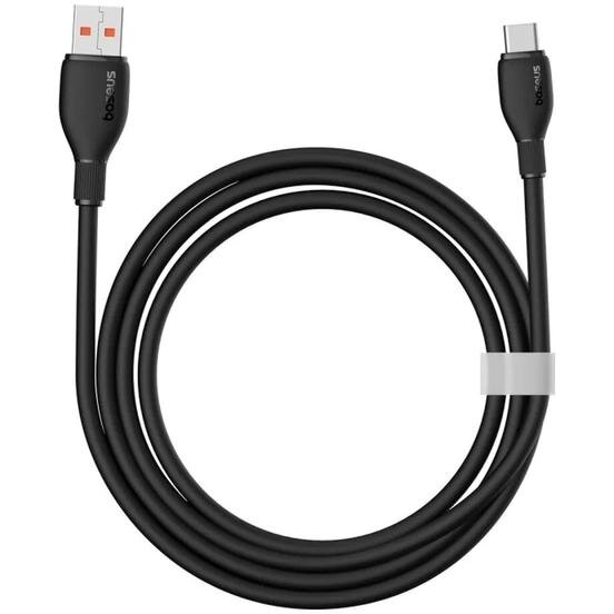Cablu Date/Incarcare Pudding Series USB La USB-C 100W Fast Charging 1.2m Negru