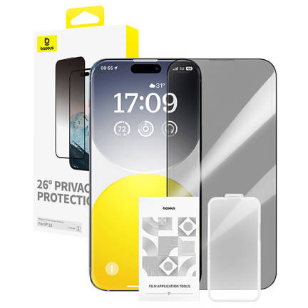 Folie Sticla Filtru Privacy  Diamond Series Apple iPhone 15