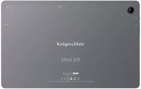 Tableta Kruger&Matz EAGLE 1076 4G LTE Display 10.4Inch 8GB RAM 128GB Flash Android 13 Gri