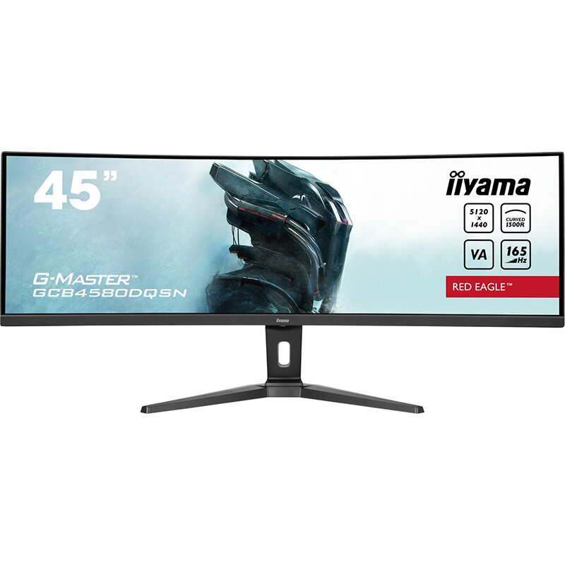 Monitor LED Gaming Curbat G-Master GCB4580DQSN-B1 Red Eagle 44.5 inch DQHD 0.8ms 165Hz Black