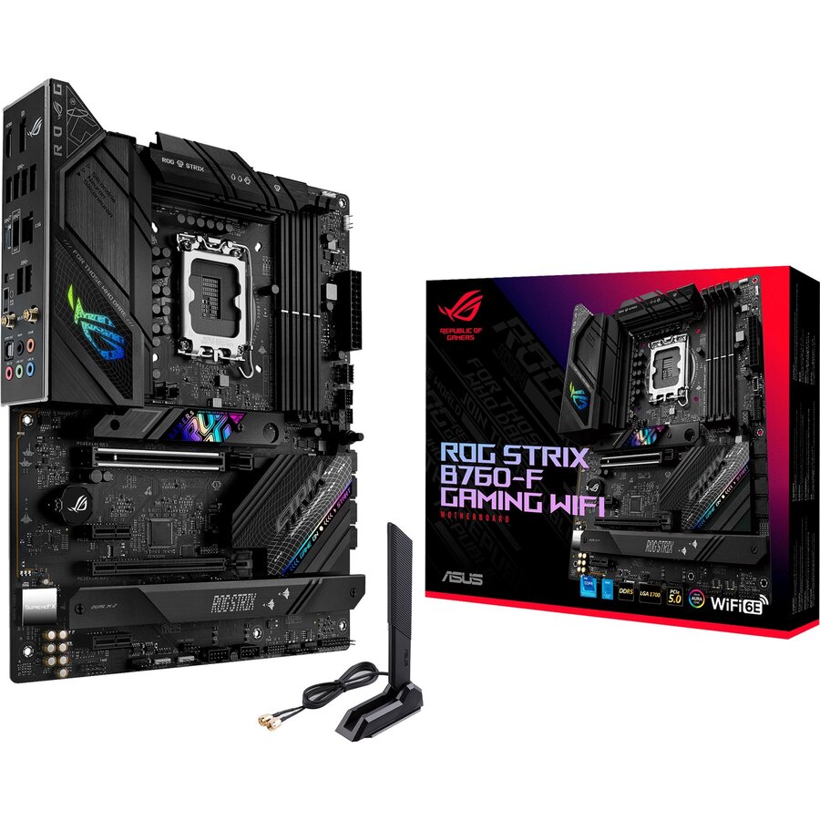 Placa de baza ROG STRIX B760-F gaming wifi, dark grey - 1700