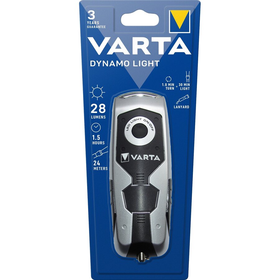 Dynamo Light, flashlight (silver/black)