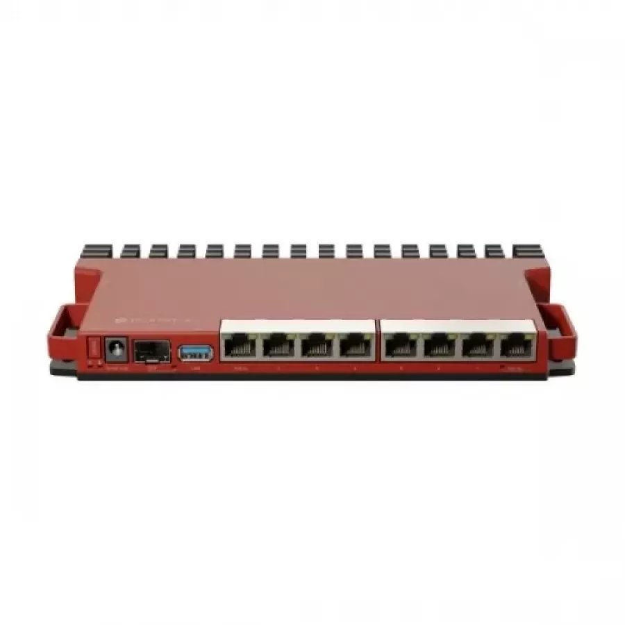 Router MikroTik L009UiGS-RM 8x LAN PoE 1x SFP Roșu
