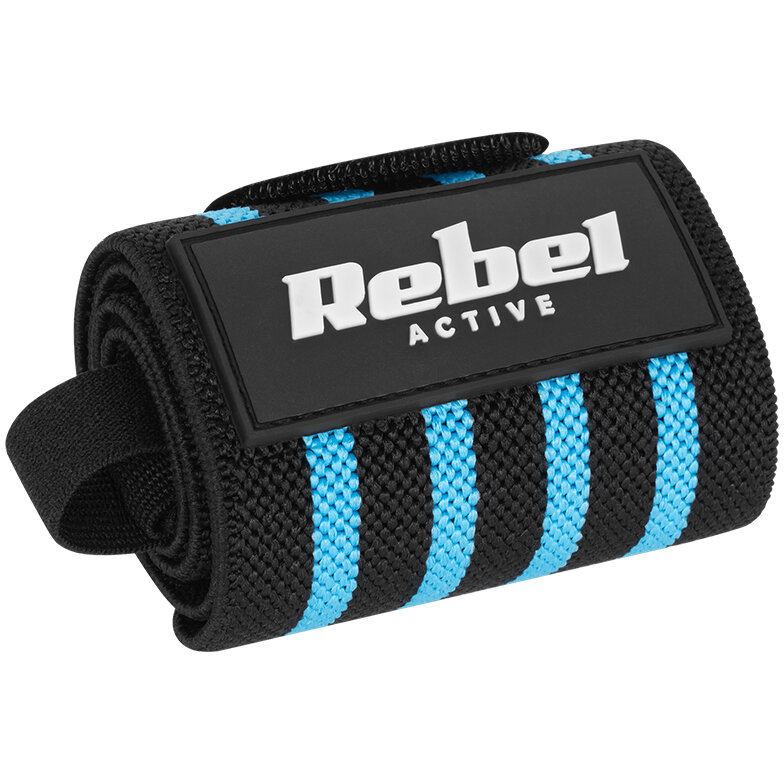 Benzi Încheietură Rebel ACTIVE 2x Bucăți Pentru Strângere Poliester Negru/Albastru — imaginea 2