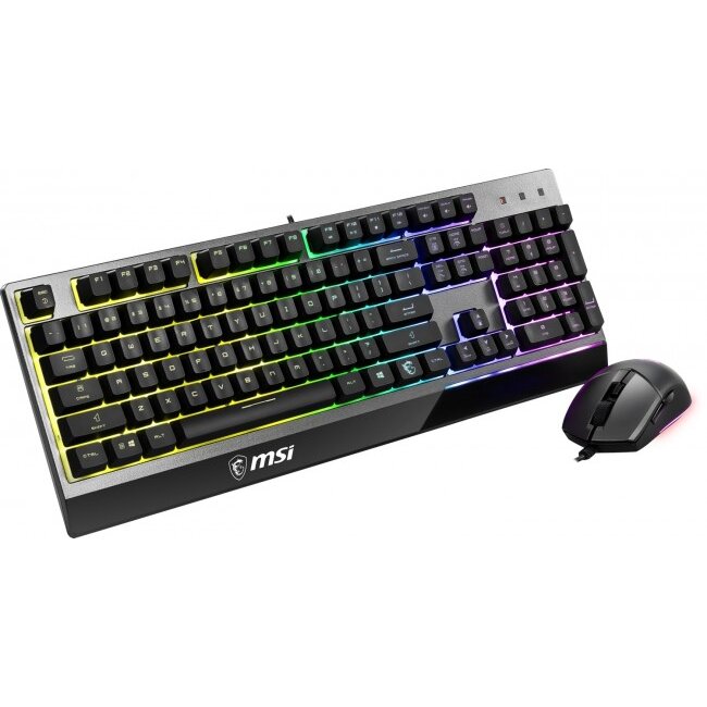 Kit Tastatura + Mouse Vigor GK30 Combo RGB Negru