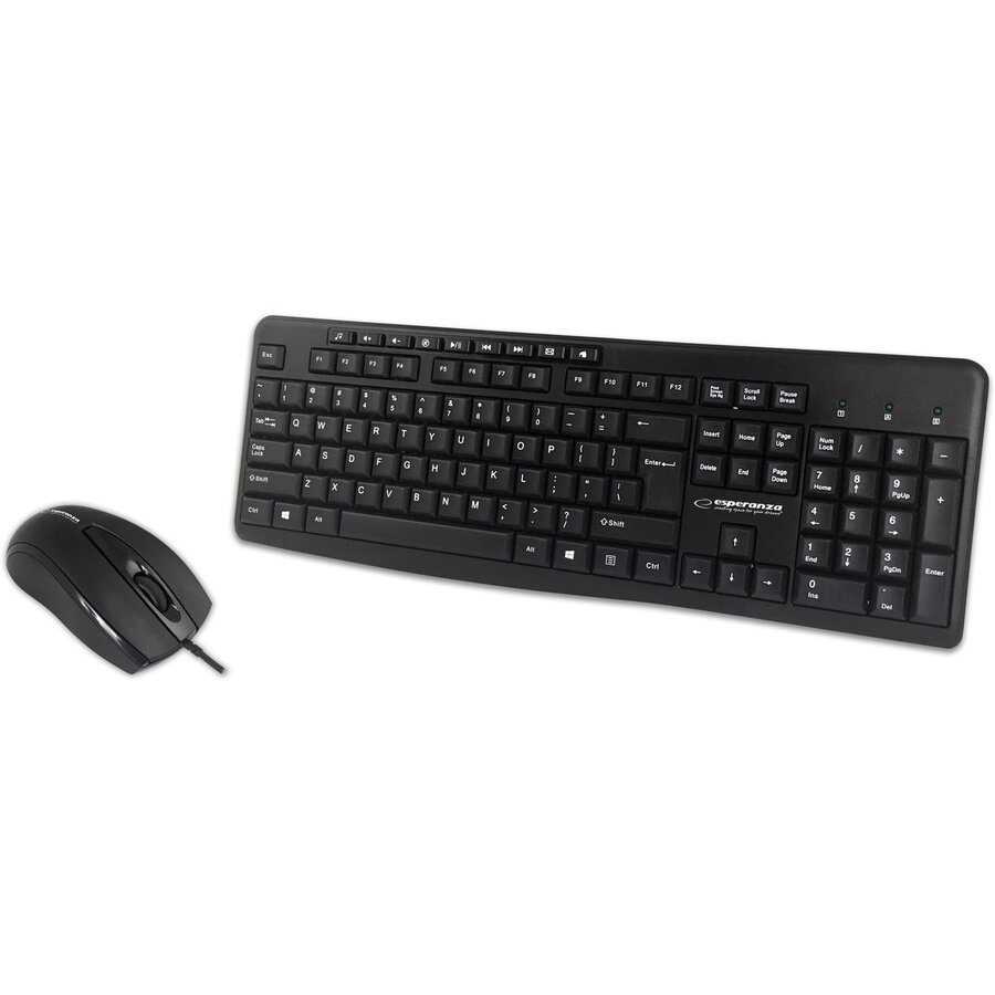 Kit Tastatura + Mouse EK137 USB Negru