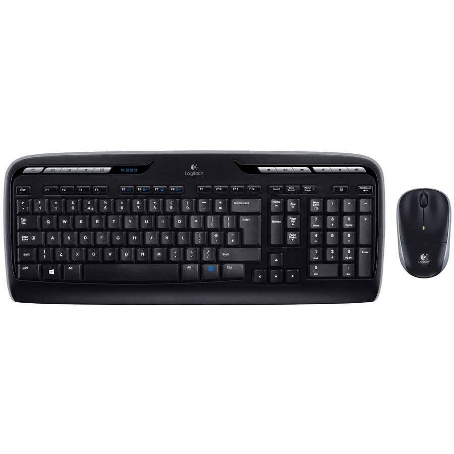 Kit Tastatura + Mouse Wireless Combo MK330 Negru