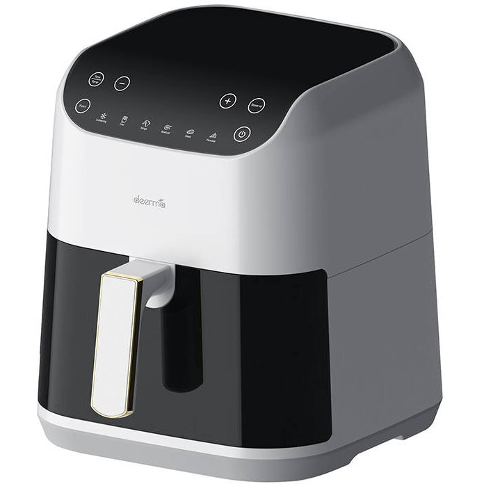 Friteuza cu Aer Cald Airfryer DEM-KZ130W 5.5L 1300W Alb/Negru