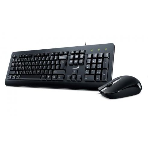 Kit Tastatura+Mouse Genius KM-160 USB Bk - imagine 2