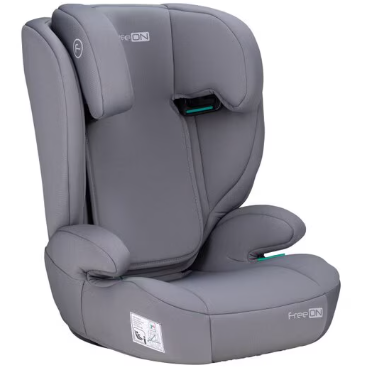Scaun Auto FreeON Vega I-Size Grupa 2/3 100-150Cm 4-12Ani Husa Detașabilă Cu Cotiere Cu Tetieră Reglabilă 14 Poziții Gri