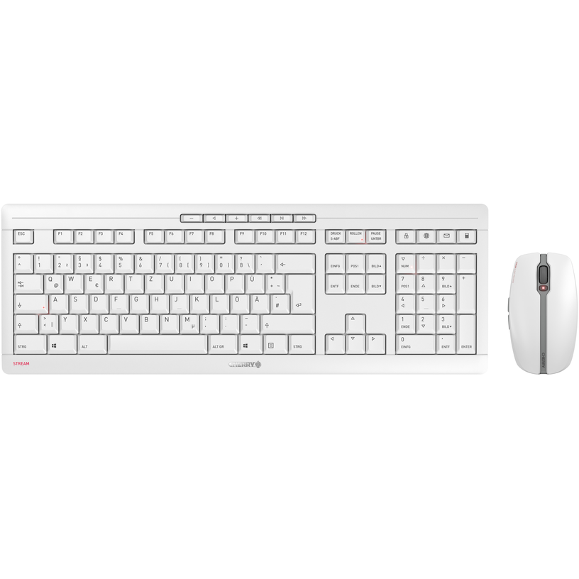 Kit Tastatura si Mouse JD-8560EU-0 Wireless Layout US English Euro Alb