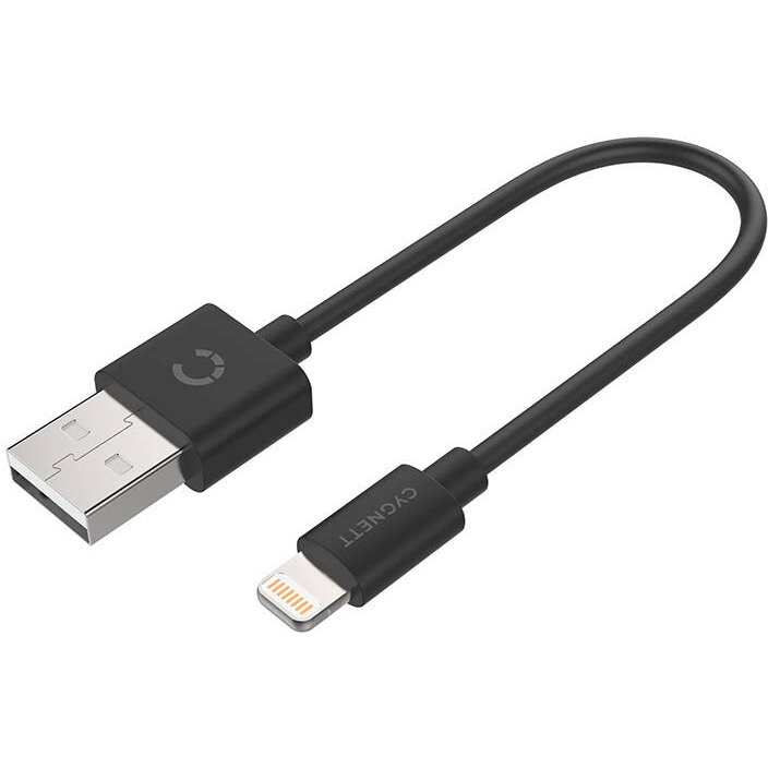 Cablu Date USB ALightning  12W 0.1m Negru