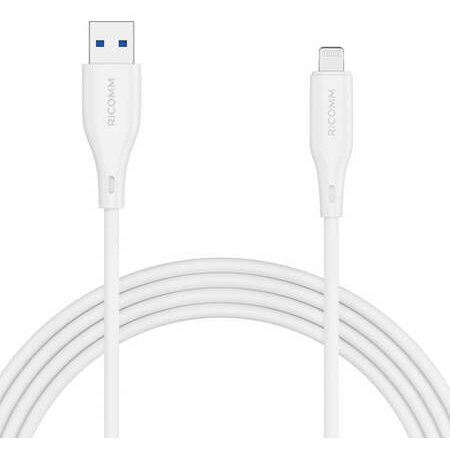 Cablu Date USB-A  Lightning    2.1m Alb