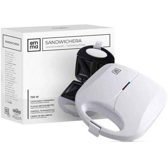 Sandwich Maker 750W Alb