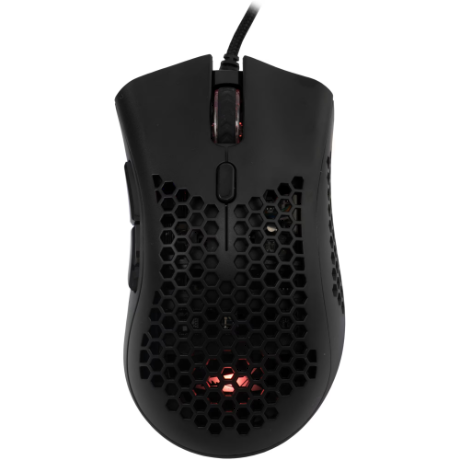 Mouse Gaming BGM-031 CORAL cu Fir 12800DPI Negru