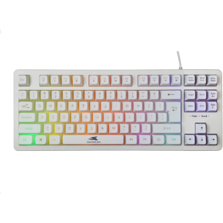 Tastatura Gaming BGK-01114 Krill Layout US Alb