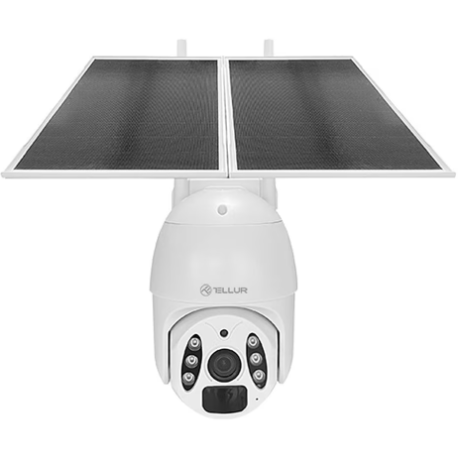 Camera de Supraveghere TLL331551 Solara WiFi Smart 3MP 2K UltraHD PIR Panou Solar 20W Alb