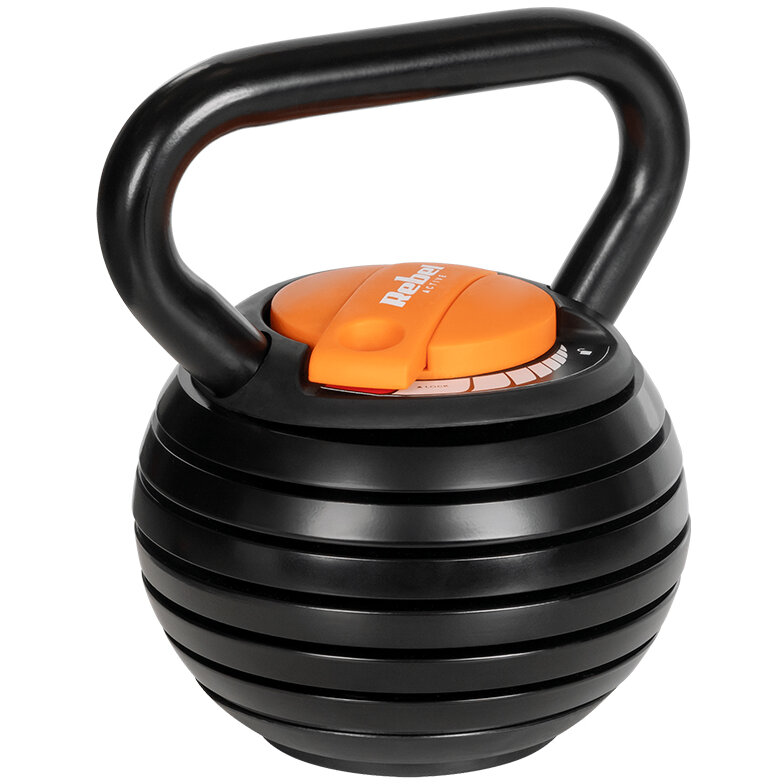 Kettlebell Rebel ACTIVE Ajustabil 6x Talere 3.5-18kg Fonta Negru — imaginea 2
