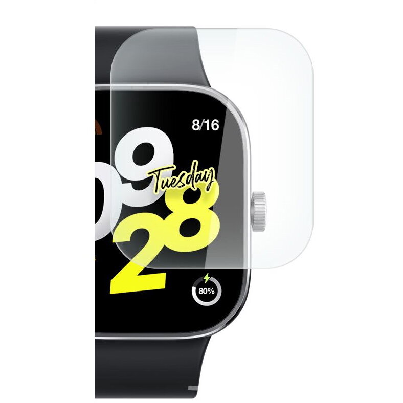Accesoriu smartwatch Tempered Glass 0.3mm 9H compatibila cu Xiaomi Redmi Watch 4 Clear