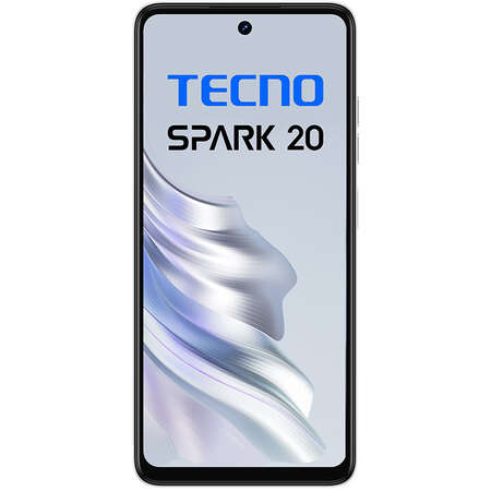 Telefon mobil Tecno Spark 20 256GB 8GB RAM Dual SIM 4G Cyber White
