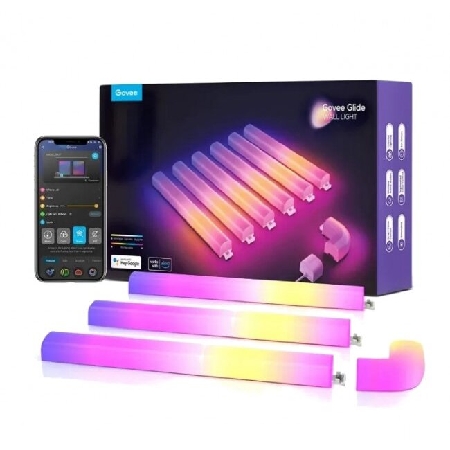 Panou LED H6062  6+1   RGB  Amazon Alexa  Asistent Google  Bluetooth