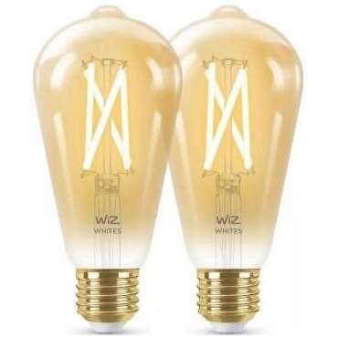 Bec Led Edison Bec Wiz x2 Buc ST64 Edison 7W E27 LED ITGalaxy.ro