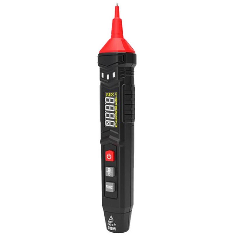 Aparat De Măsură Habotest HT121 Multimetru Universal Rezistente Capacități Frecvente Diode True RMS NCV Lanterna LED Funcții Smart Negru