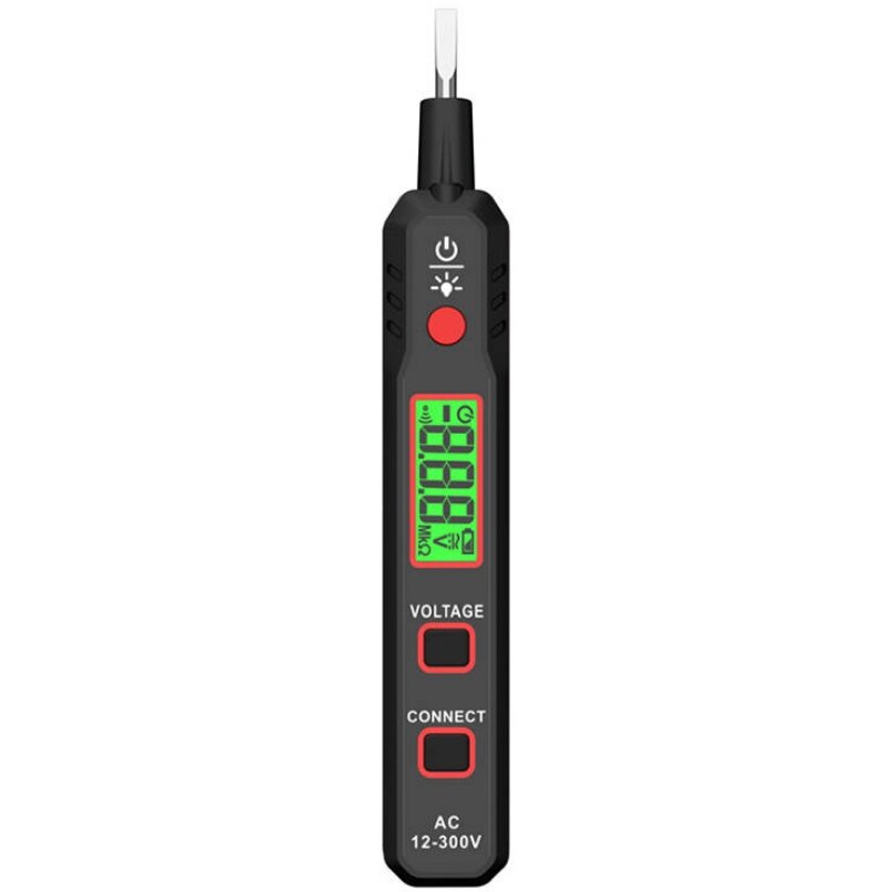 Creion Tensiune Habotest HT89 Non-Contact Tester De Tensiune Tester Diode Lanterna LED Negru