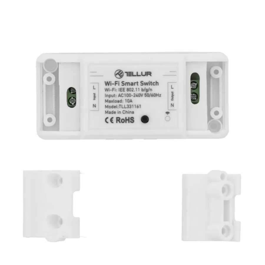 Întrerupător Inteligent de Linie Tellur TLL331161 WiFi Smart 2200W Alb — imaginea 4