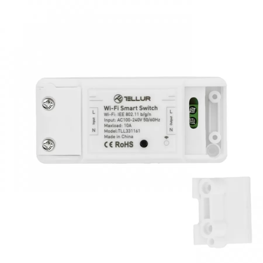Întrerupător Inteligent de Linie Tellur TLL331161 WiFi Smart 2200W Alb — imaginea 5