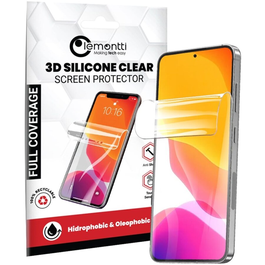 Folie protecție Lemontti Silicon Clear pentru Samsung Galaxy A71