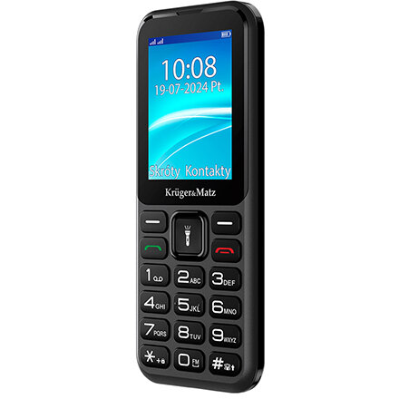 Telefon Seniori KM0940 Simple 940 4G Dual SIM Negru