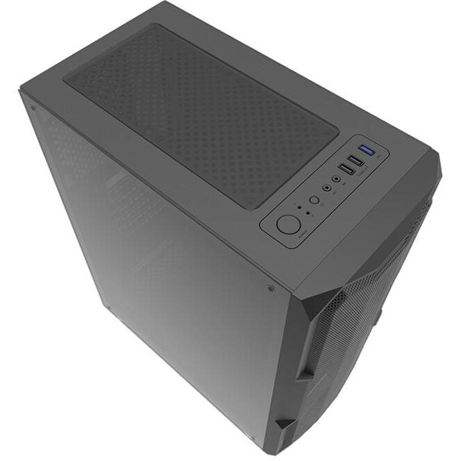 Carcasa Pc Aquarius Mesh Negru