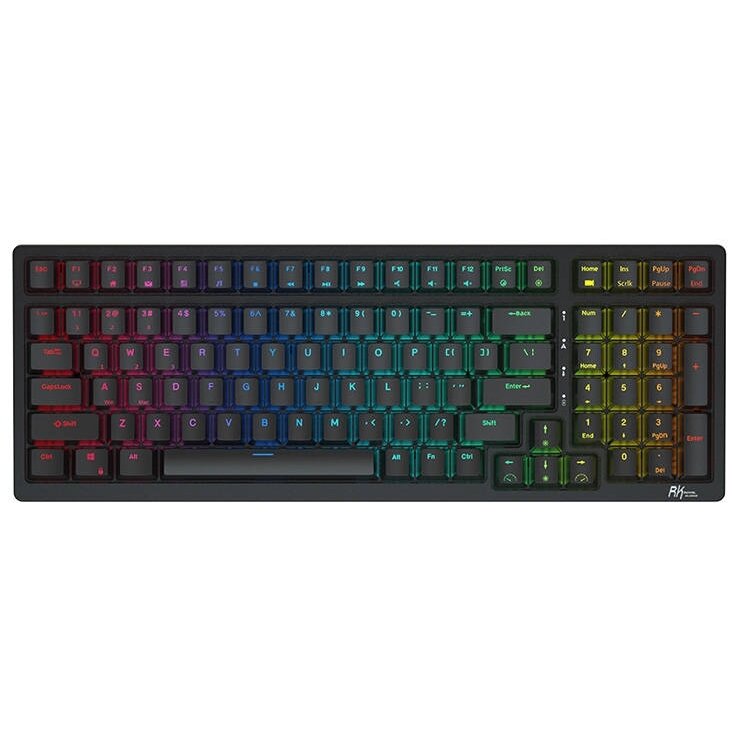 Tastatura Mecanica RK98 RGB Wireless Rosu-Negru